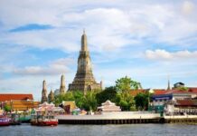 Top 5 Hotels in Sathorn Bangkok Near Central Pier Scenic View of Wat Arun Temple, Bangkok Image: Pexels
