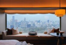 4 Bangkok Hotels To Pick For A 2-Bedroom Suite View of Bangkok from a 2 bedroom hotel suite.